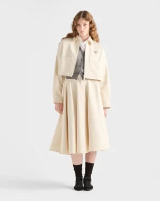 Chaqueta blusón de chino
