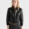 Chaqueta blusón de cuero