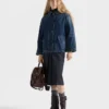 Chaqueta blusón de denim lavado Chaqueta blusón de denim lavado