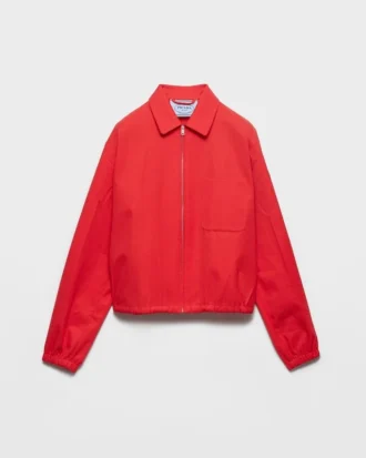 Chaqueta blusón de gabardina Chaqueta blusón de gabardina