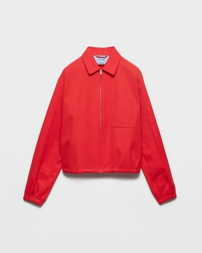 Chaqueta blusón de gabardina Chaqueta blusón de gabardina