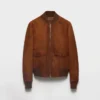Chaqueta blusón de gamuza