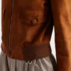 Chaqueta blusón de gamuza