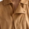 Chaqueta blusón de gamuza