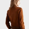 Chaqueta blusón de gamuza
