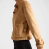 Chaqueta blusón de gamuza