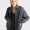 Chaqueta blusón de lana y cachemira Chaqueta blusón de lana y cachemira