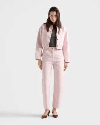 Chaqueta blusón de lona