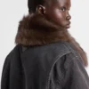 Chaqueta blusón de lona