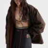 Chaqueta blusón de lona
