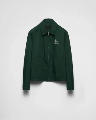 Chaqueta blusón de mezcla de algodón