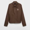 Chaqueta blusón de mezcla de algodón Chaqueta blusón de mezcla de algodón