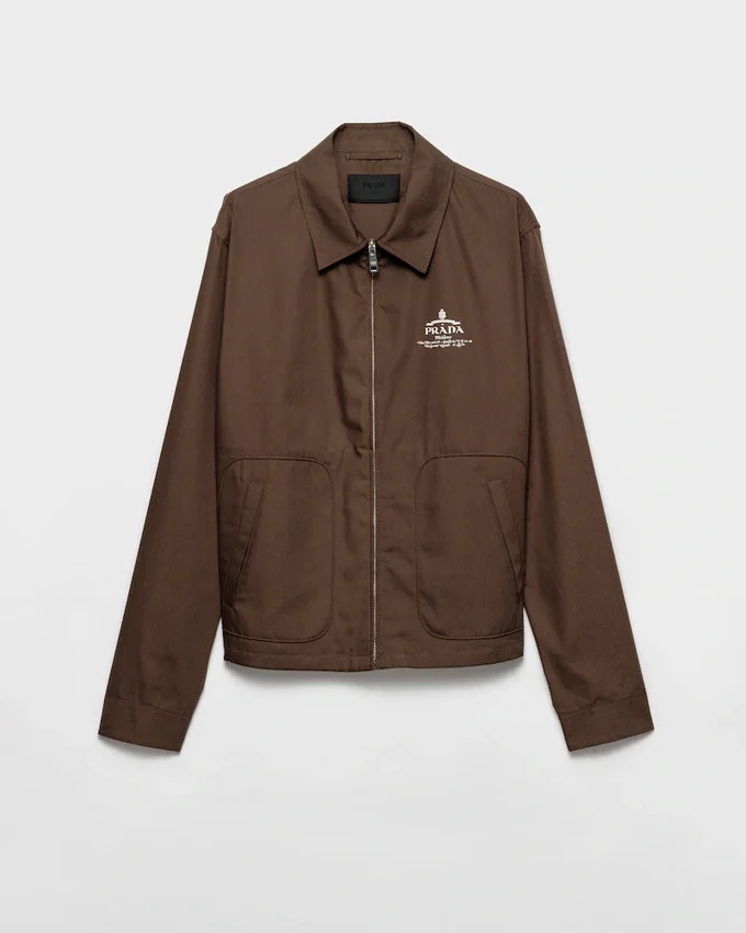 Chaqueta blusón de mezcla de algodón Chaqueta blusón de mezcla de algodón