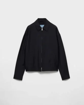 Chaqueta blusón de mohair de cabrito Chaqueta blusón de mohair de cabrito
