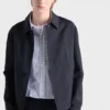 Chaqueta blusón de mohair y lana Chaqueta blusón de mohair y lana