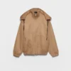Chaqueta blusón de pelo de camello