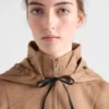 Chaqueta blusón de pelo de camello