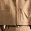 Chaqueta blusón de pelo de camello Chaqueta blusón de pelo de camello