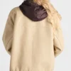 Chaqueta blusón de piel napa