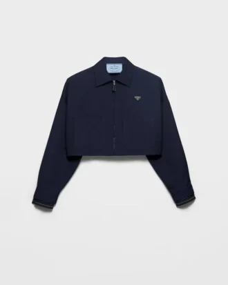 Chaqueta blusón de popelín
