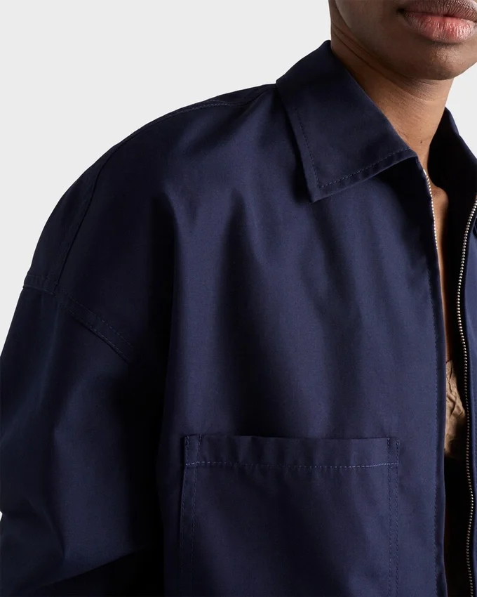 Chaqueta blusón de popelín Chaqueta blusón de popelín