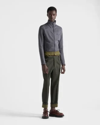 Chaqueta blusón de tejido técnico