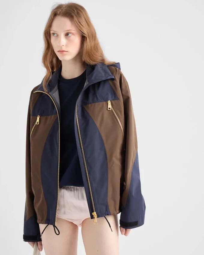 Chaqueta blusón de tejido técnico Chaqueta blusón de tejido técnico