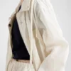 Chaqueta blusón técnica de ponga