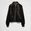 Chaqueta bomber de cuero Chaqueta bomber de cuero