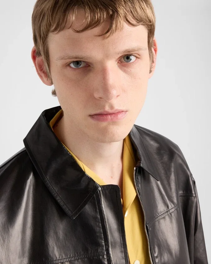 Chaqueta bomber de cuero Chaqueta bomber de cuero