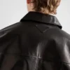 Chaqueta bomber de cuero Chaqueta bomber de cuero