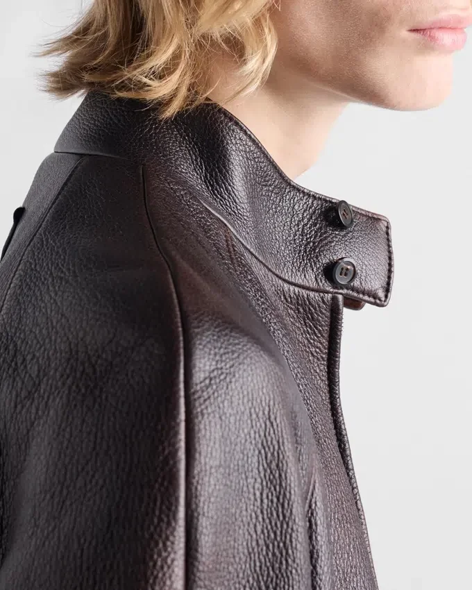 Chaqueta bomber de cuero Chaqueta bomber de cuero