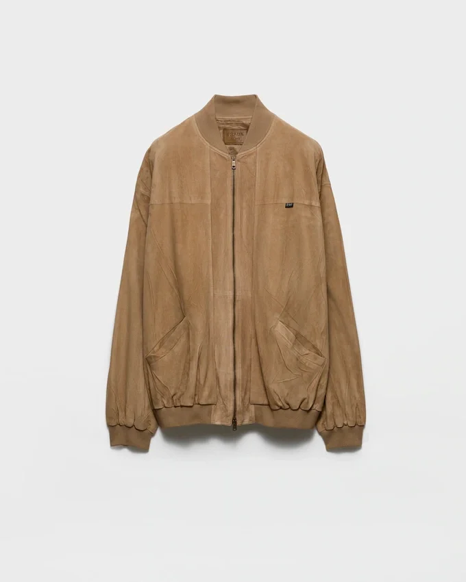Chaqueta bomber de gamuza Chaqueta bomber de gamuza