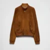 Chaqueta bomber de gamuza Chaqueta bomber de gamuza