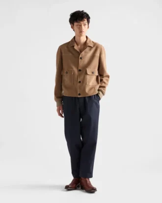 Chaqueta bomber de gamuza