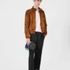 Chaqueta bomber de gamuza Chaqueta bomber de gamuza