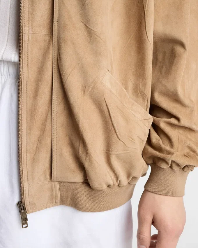 Chaqueta bomber de gamuza Chaqueta bomber de gamuza