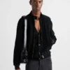 Chaqueta bomber de gamuza Chaqueta bomber de gamuza