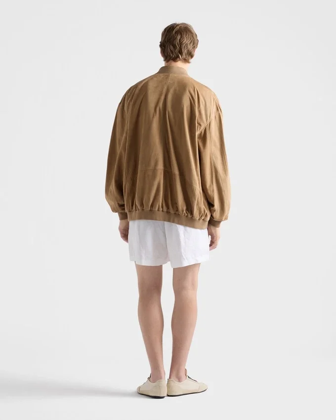Chaqueta bomber de gamuza Chaqueta bomber de gamuza