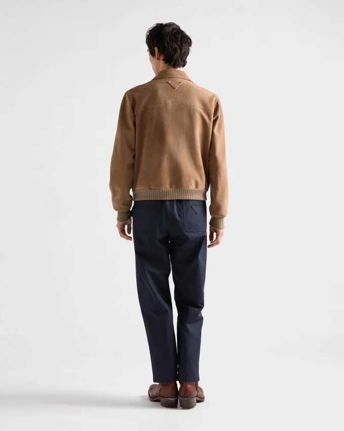 Chaqueta bomber de gamuza Chaqueta bomber de gamuza