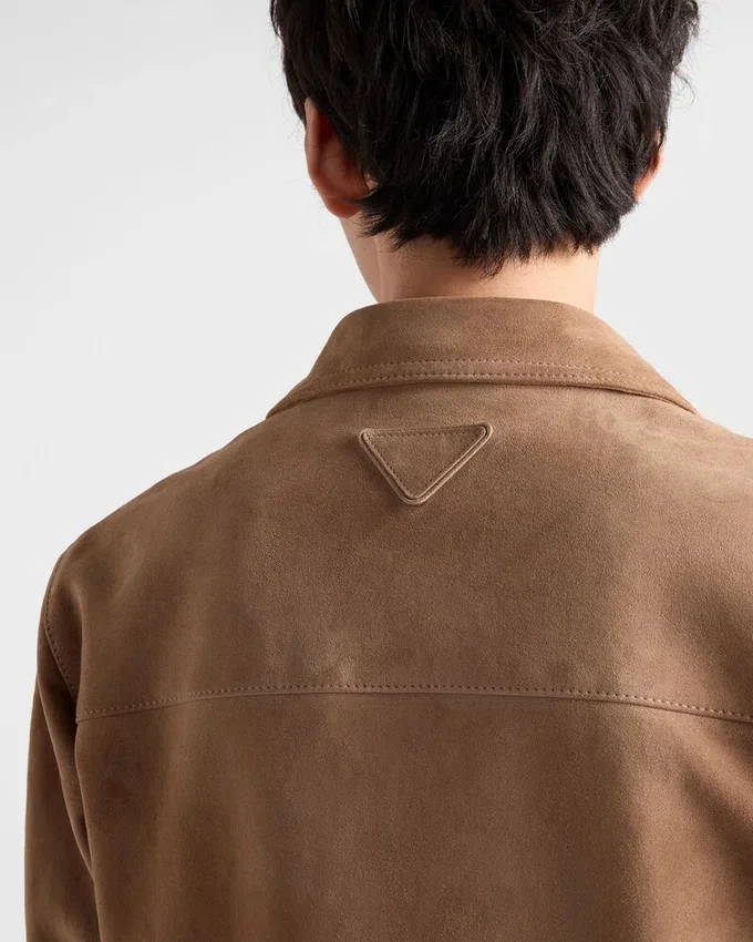 Chaqueta bomber de gamuza Chaqueta bomber de gamuza