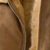 Chaqueta bomber de gamuza y piel de oveja Chaqueta bomber de gamuza y piel de oveja