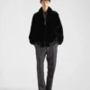Chaqueta bomber de piel de oveja Chaqueta bomber de piel de oveja