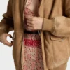 Chaqueta bomber de piel de oveja Chaqueta bomber de piel de oveja