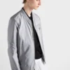 Chaqueta bomber de piel napa