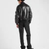 Chaqueta bomber de piel napa