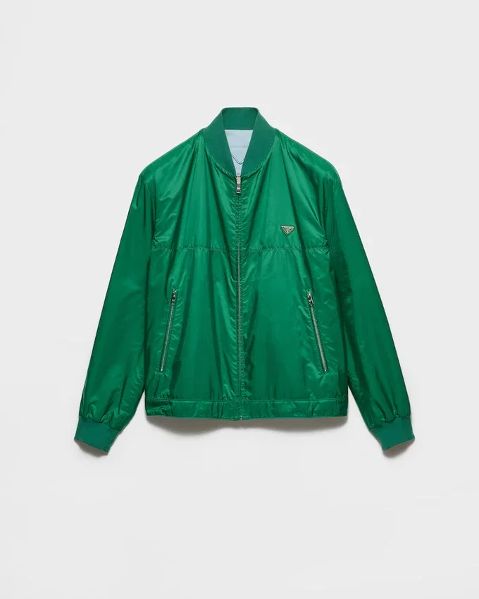 Chaqueta bomber reversible de Re-Nylon Chaqueta bomber reversible de Re-Nylon