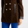 Chaqueta Caban de ante de doble botonadura Chaqueta Caban de ante de doble botonadura