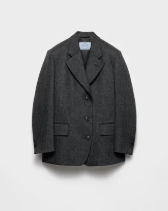 Chaqueta Caban de chevrón de un solo pecho