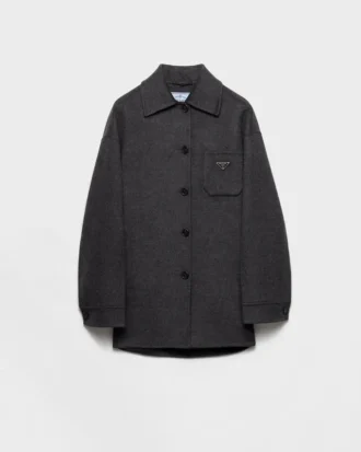 Chaqueta Caban de doble cashwool con botonadura simple